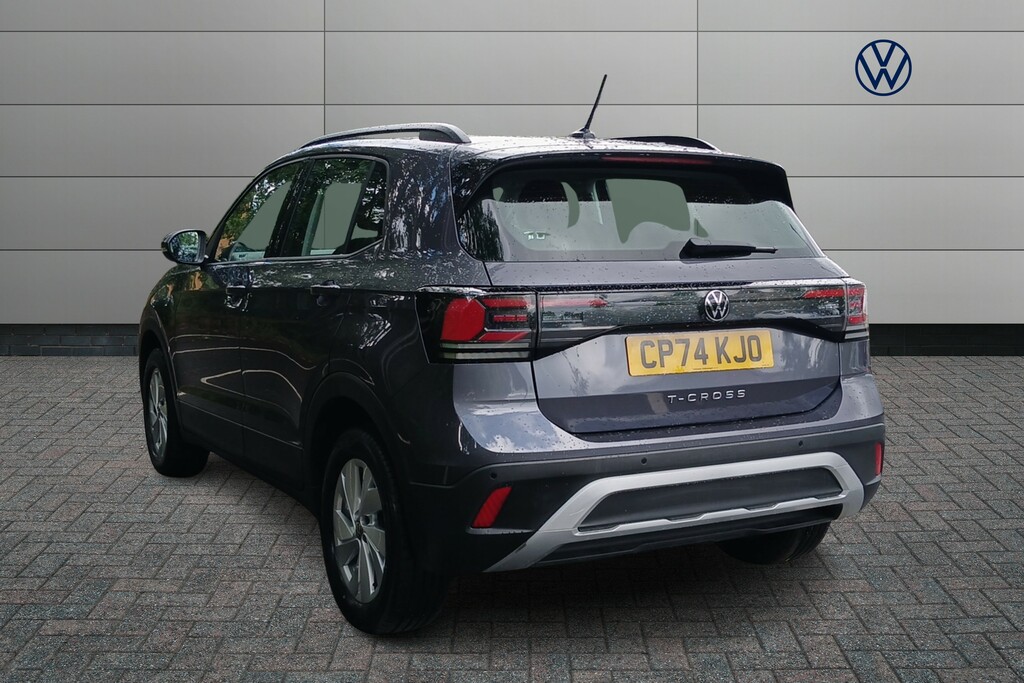 Volkswagen T-Cross 1.0 Tsi Life CP74KJO Grey #3