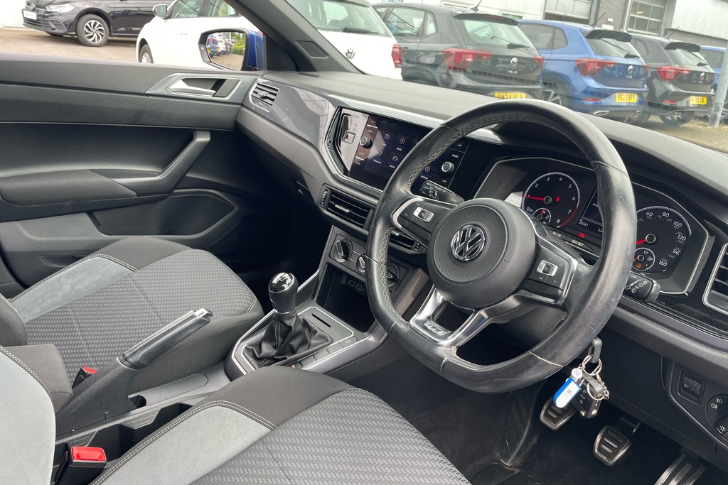 Volkswagen Polo 1.0 Tsi 95 R-line DE70EVM Blue #6