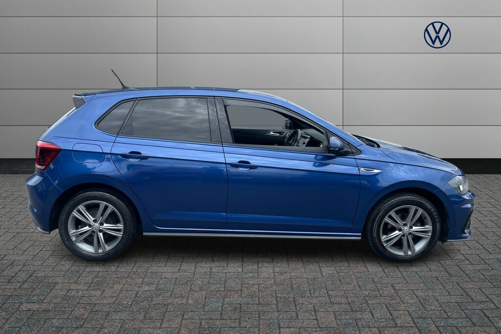 Volkswagen Polo 1.0 Tsi 95 R-line DE70EVM Blue #4