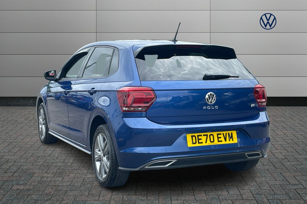 Volkswagen Polo 1.0 Tsi 95 R-line DE70EVM Blue #3