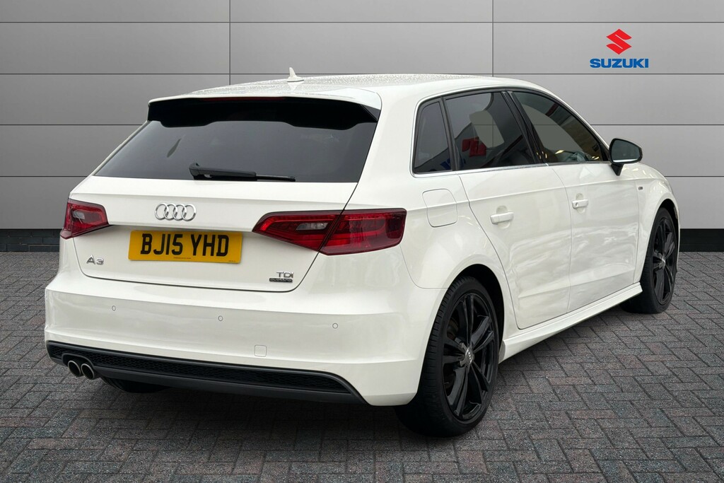 Audi A3 2.0 Tdi Quattro S Line S Tronic White #5
