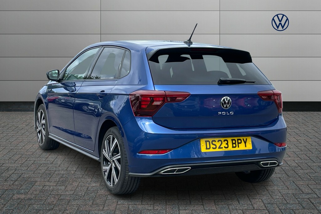 Volkswagen Polo 1.0 Tsi R-line DS23BPY Blue #3