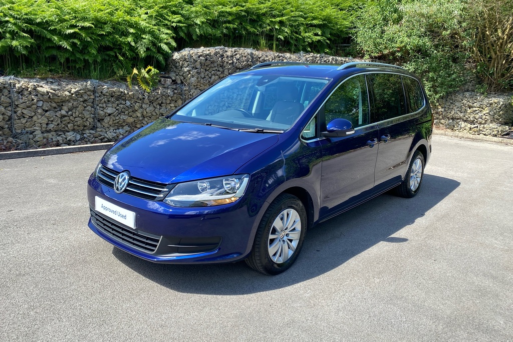 Volkswagen Sharan Mpv Blue #15