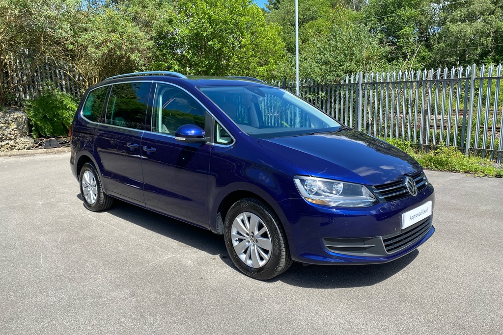 Volkswagen Sharan Mpv Blue #13