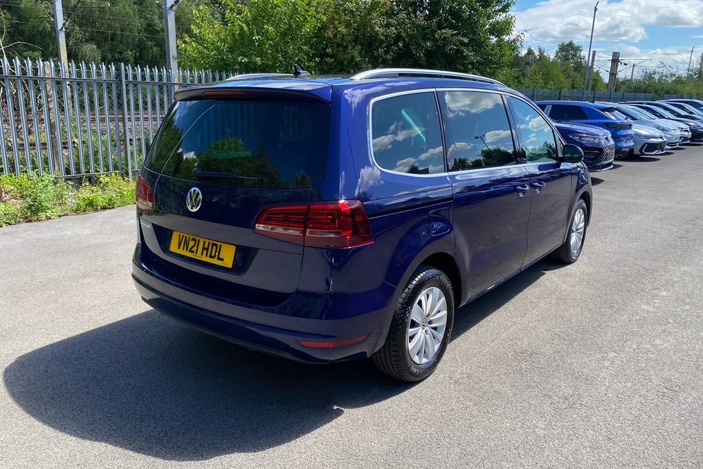 Volkswagen Sharan Mpv Blue #21