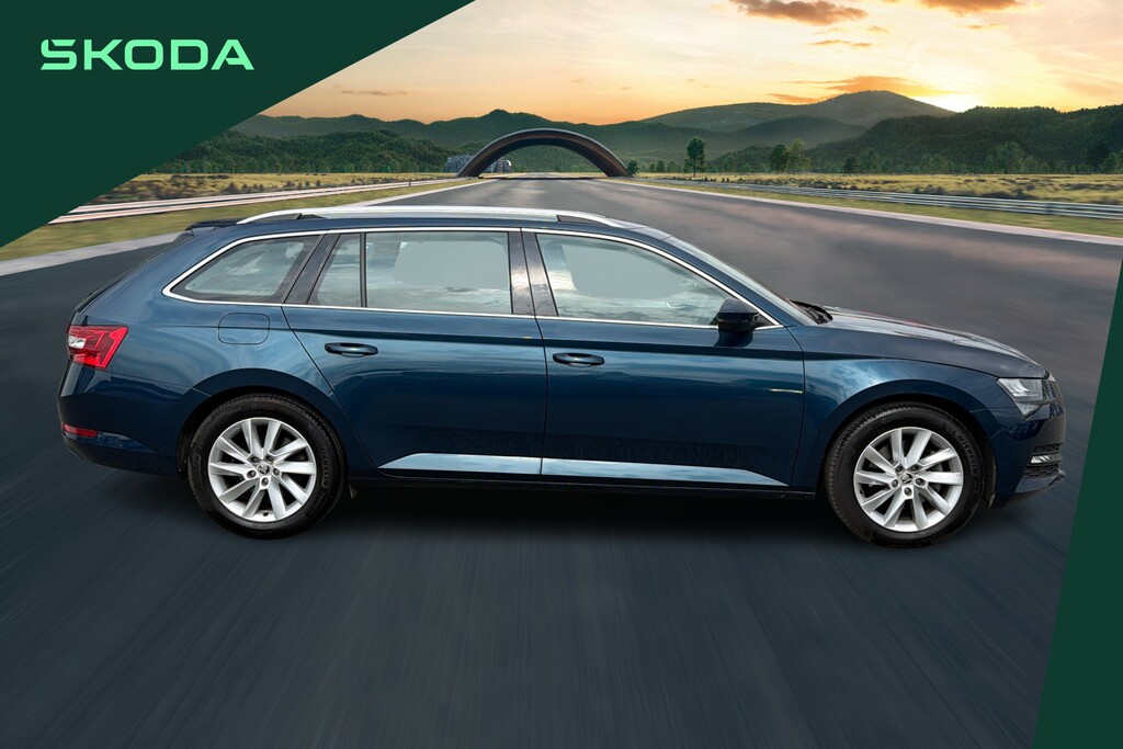 Skoda Superb 1.5 Tsi Se Dsg Blue #4