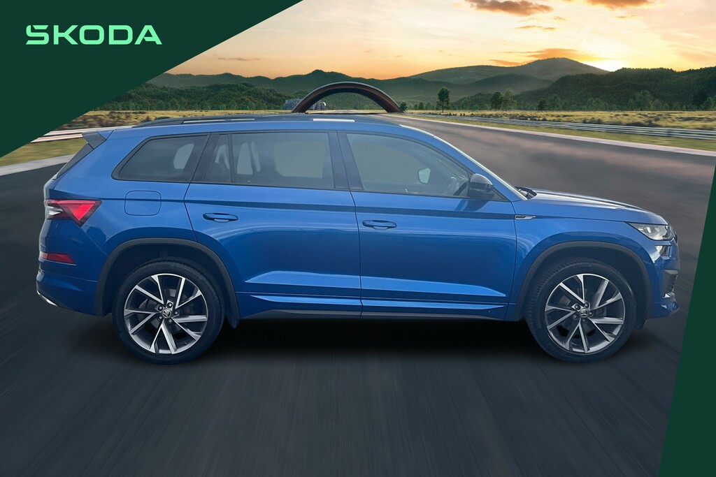 Skoda Kodiaq 1.5 Tsi Sport Line Dsg 7 Seat DG23LRJ Blue #4