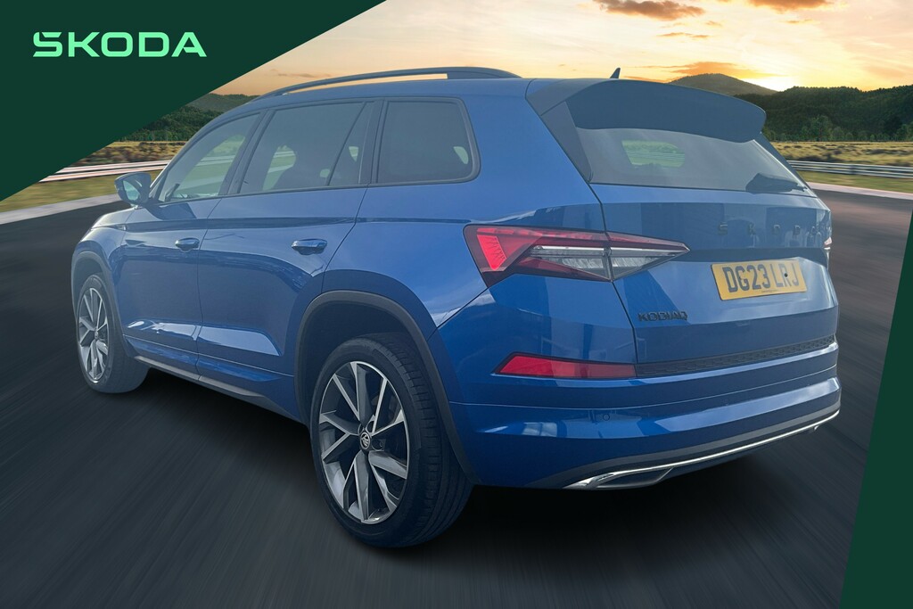 Skoda Kodiaq 1.5 Tsi Sport Line Dsg 7 Seat DG23LRJ Blue #3