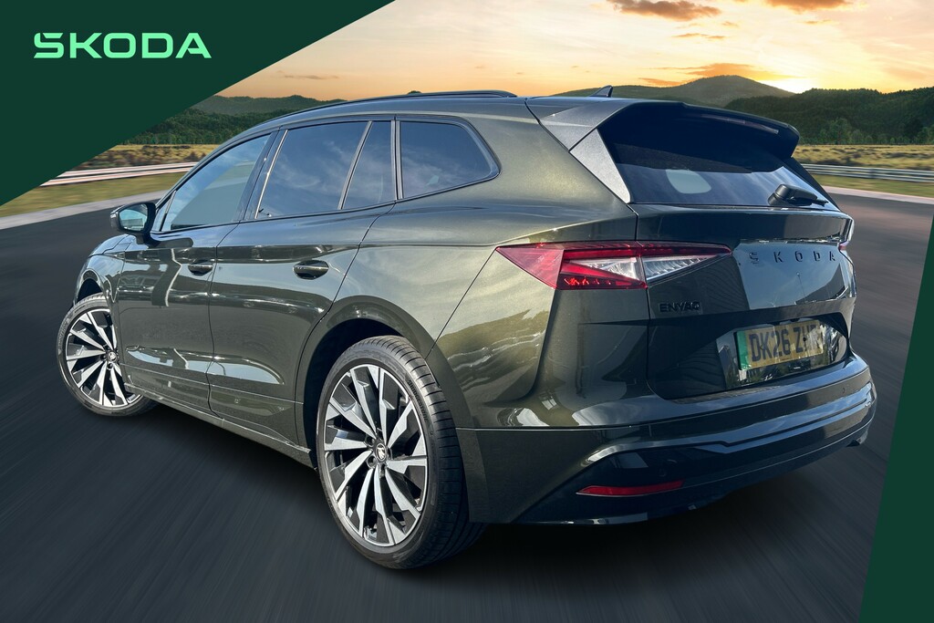 Skoda ENYAQ 210Kw 85 Sportline 82Kwh DK26ZHR Green #3