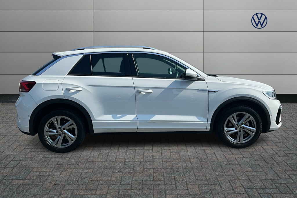 Volkswagen T-Roc 1.5 Tsi R-line Dsg White #4