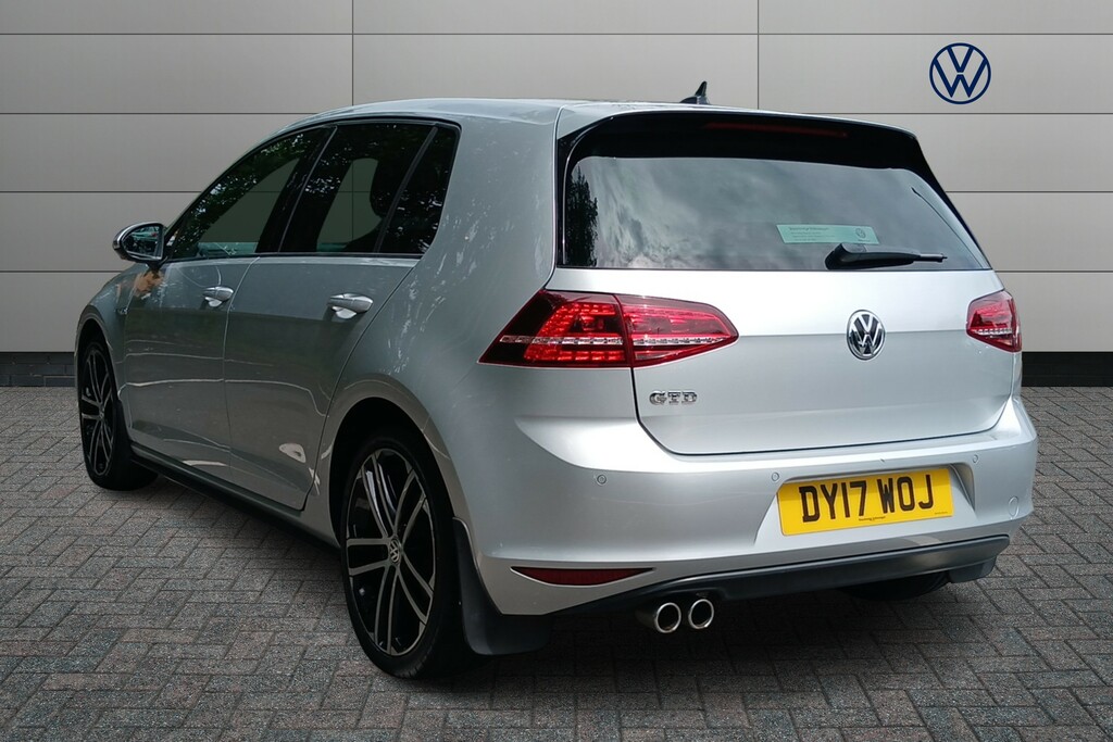 Volkswagen Golf 2.0 Tdi Gtd Nav DY17WOJ Silver #3