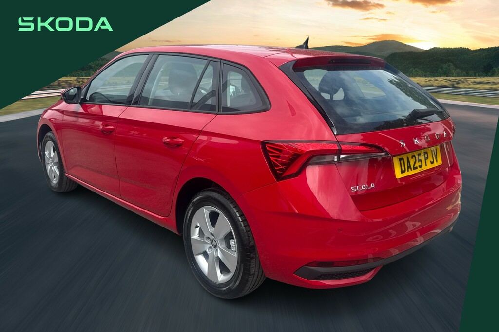 Skoda Scala 1.0 Tsi 95 Se Edition DA25PJV Red #3