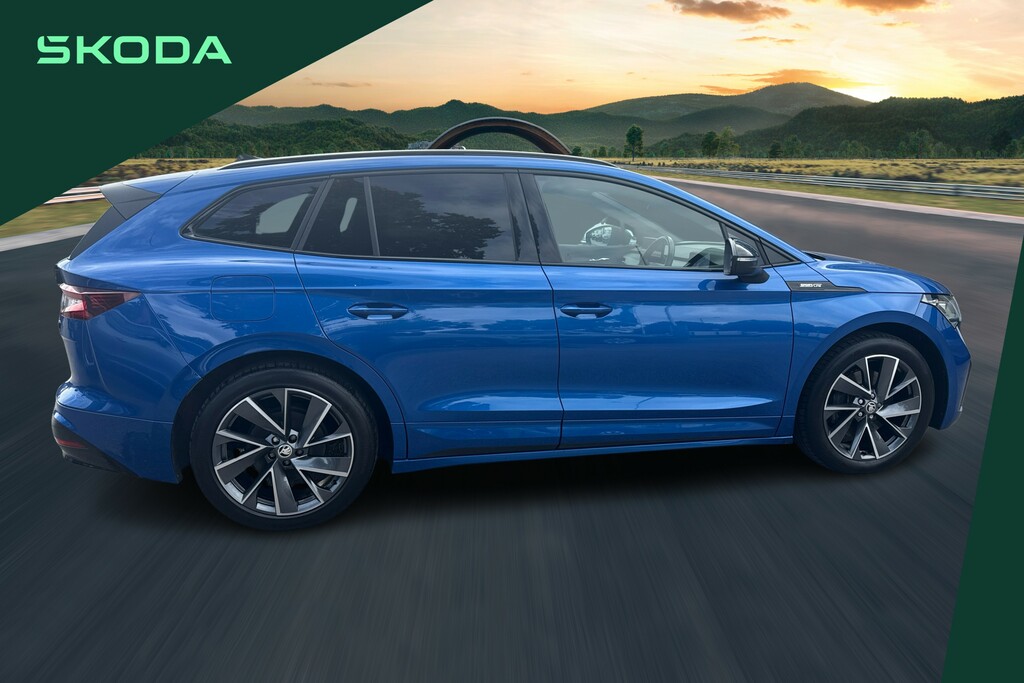 Skoda ENYAQ 195Kw 80X Sportline Plus 82Kwh 4X4 VU73MKN Blue #4