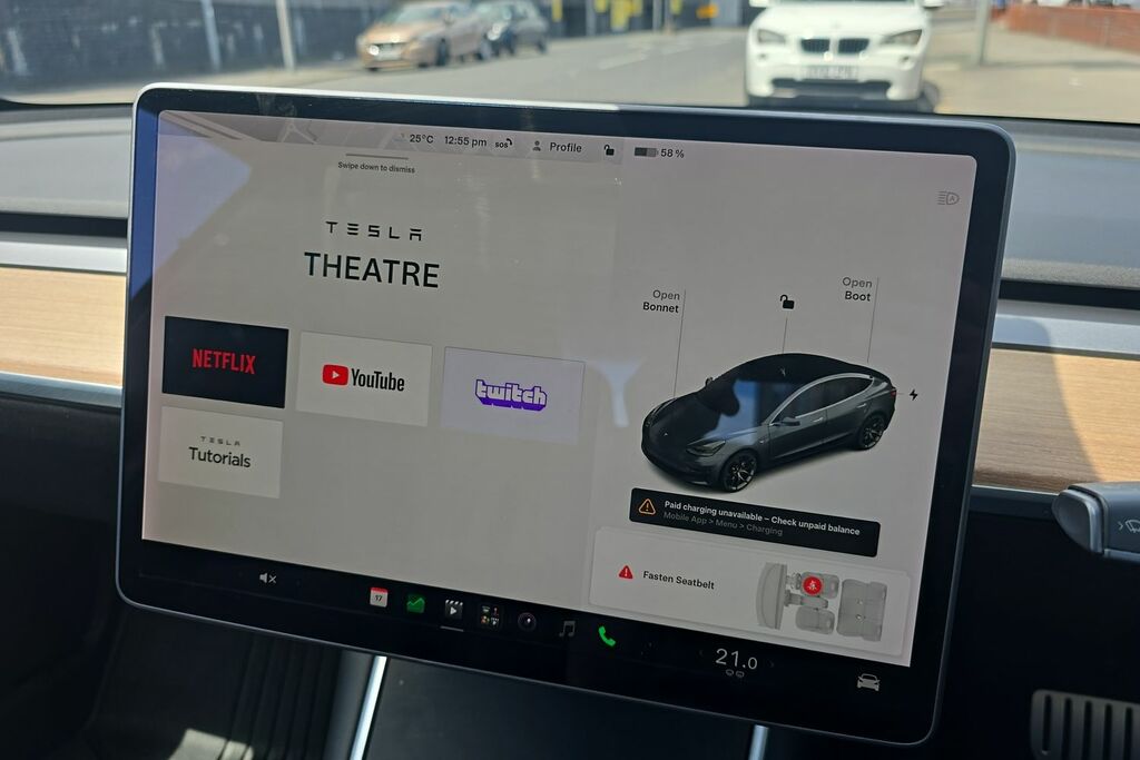 Tesla Model 3 Performance Awd Alloys, Pan-roof, Rev Grey #21
