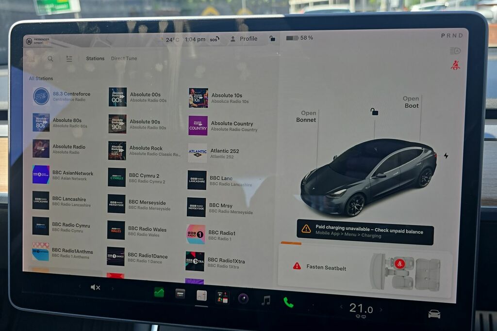 Tesla Model 3 Performance Awd Alloys, Pan-roof, Rev Grey #9
