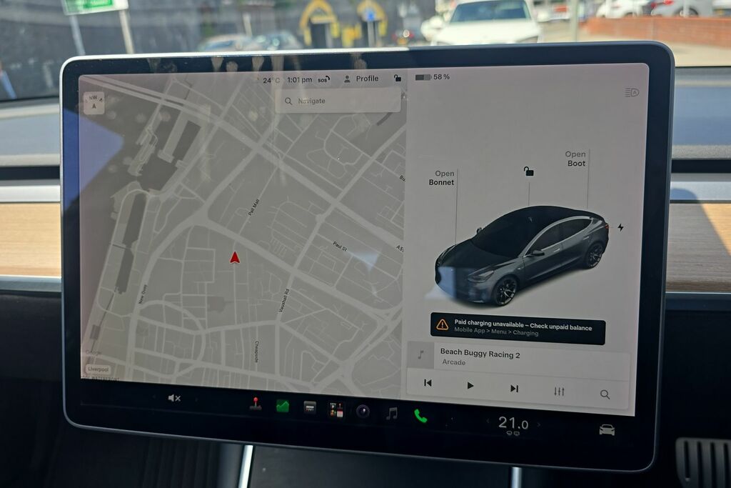 Tesla Model 3 Performance Awd Alloys, Pan-roof, Rev Grey #31