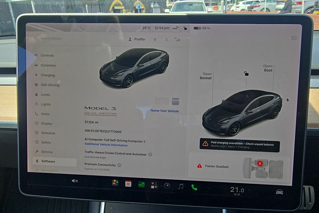 Tesla Model 3 Performance Awd Alloys, Pan-roof, Rev Grey #17