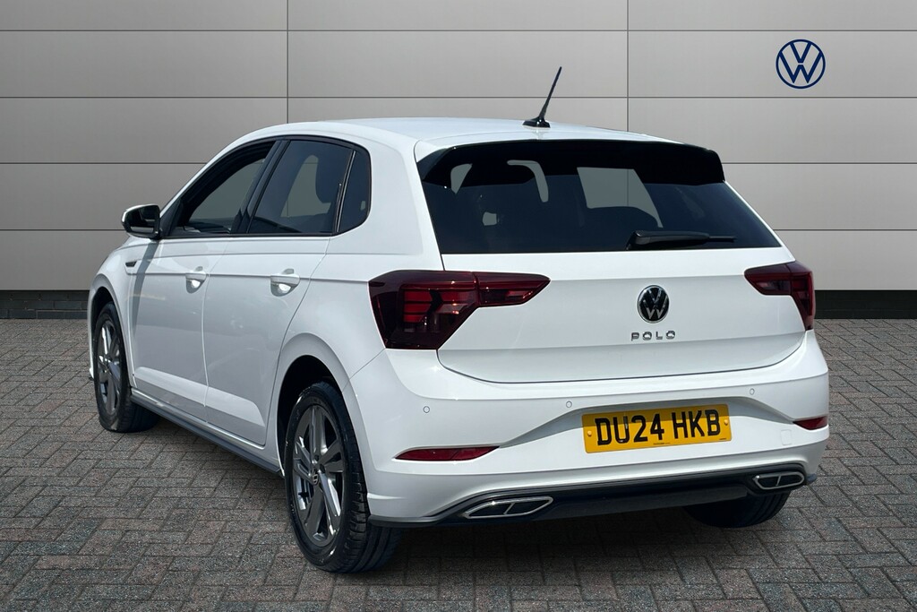 Volkswagen Polo 1.0 Tsi R-line Dsg DU24HKB White #3