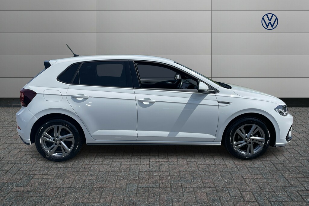 Volkswagen Polo 1.0 Tsi R-line Dsg DU24HKB White #4