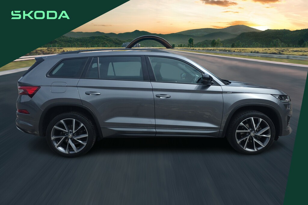 Skoda Kodiaq 1.5 Tsi Sport Line Dsg 7 Seat YD23LWW Grey #4