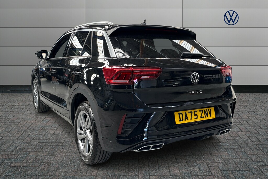 Volkswagen T-Roc 1.5 Tsi R-line Dsg DA75ZNV Black #3