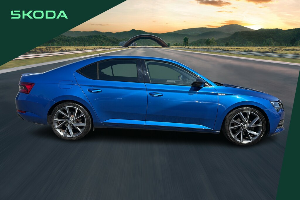 Skoda Superb 2.0 Tsi 190 Sport Line Plus Dsg Blue #4