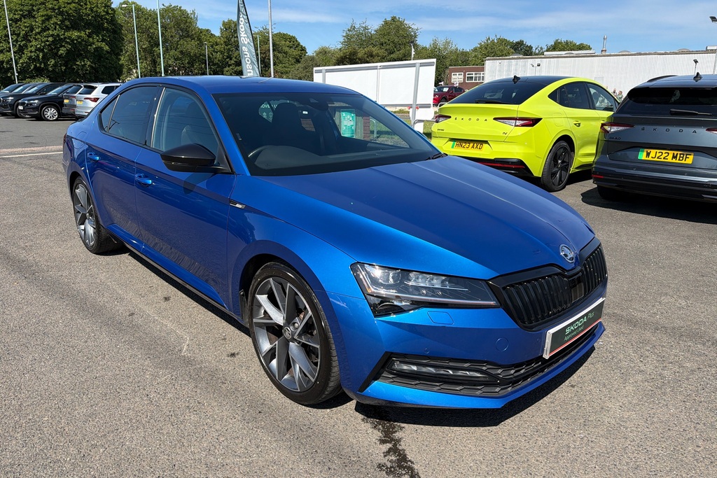 Skoda Superb 2L Se Technology Blue #34