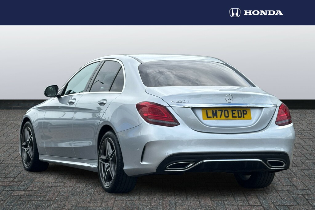 Mercedes-Benz C Class C220d Amg Line Premium 9G-tronic Silver #2