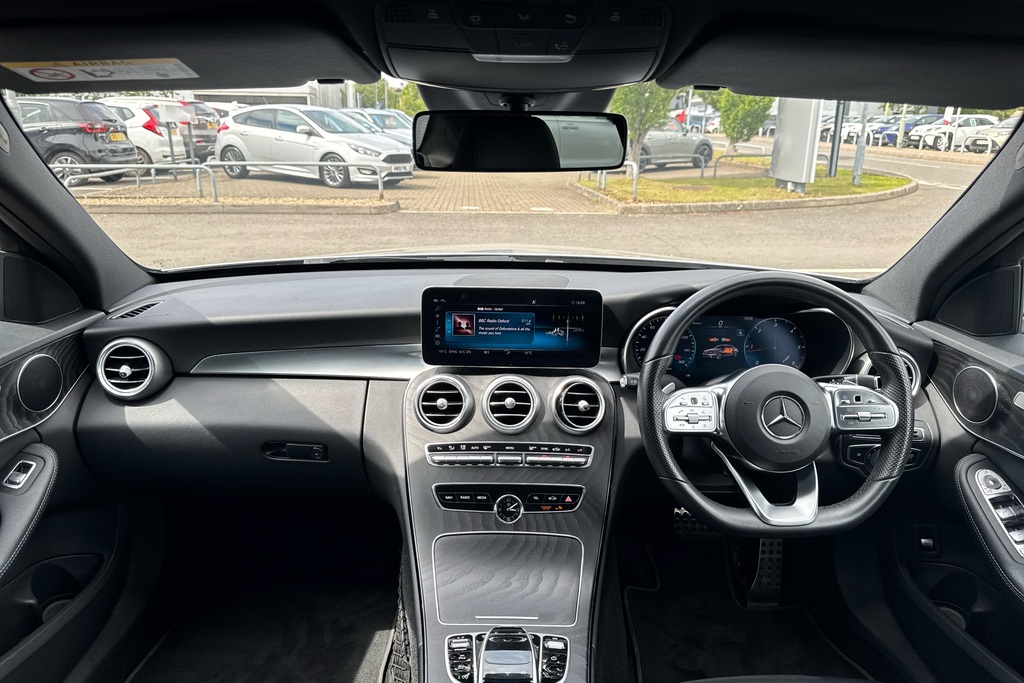 Mercedes-Benz C Class C220d Amg Line Premium 9G-tronic Silver #3