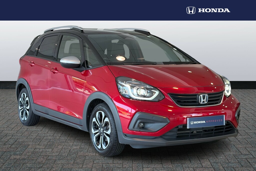 Honda Jazz 1.5 I-mmd Hybrid Crosstar Ex Ecvt Red