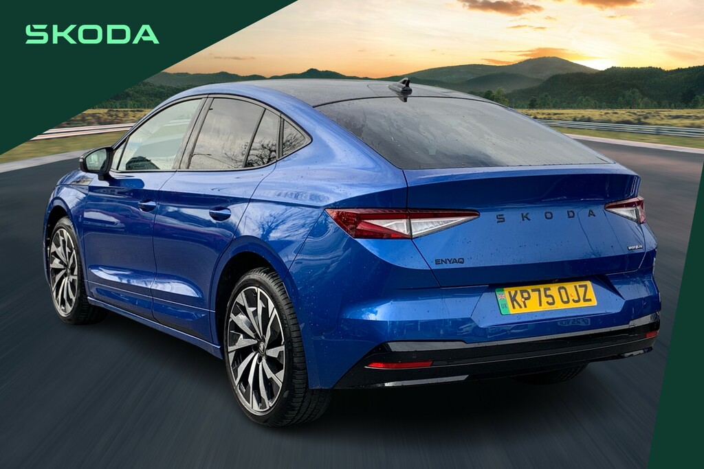 Skoda ENYAQ 210Kw 85X Sportline 82Kwh 4X4 Blue #3