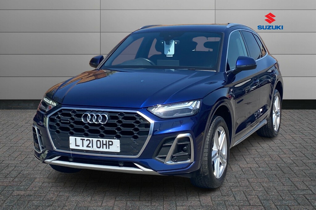 Audi Q5 45 Tfsi Quattro S Line S Tronic Blue #4