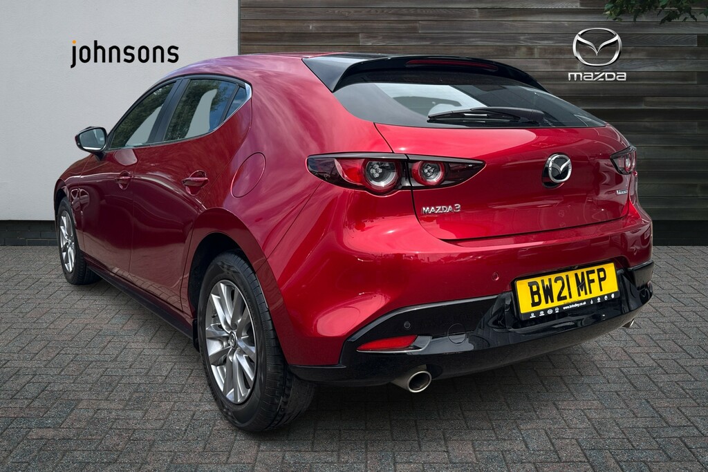 Mazda 3 2.0 E-skyactiv G Mhev Se-l Lux Red #2