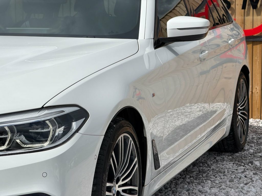 BMW 5 Series 2L M Sport YK68BVC White #5