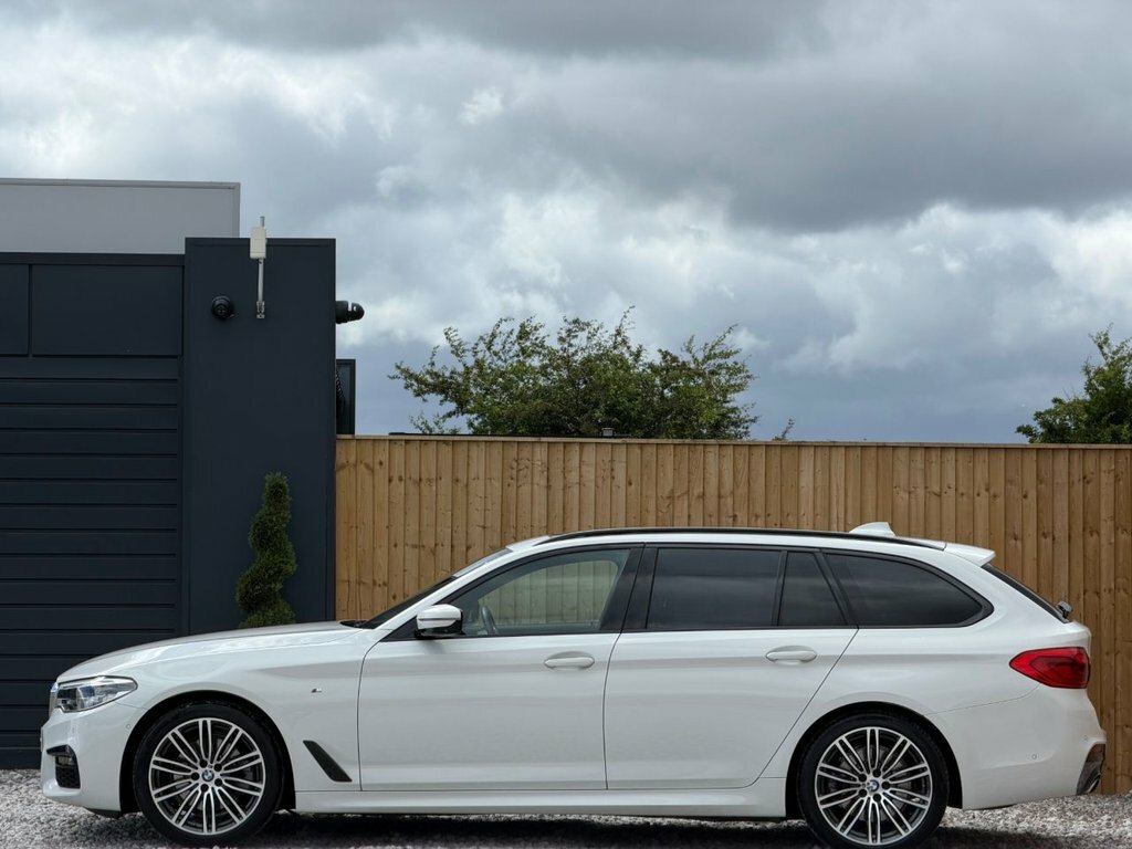 BMW 5 Series 2L M Sport YK68BVC White #4