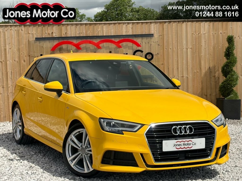 Audi A3 1L S Line Yellow