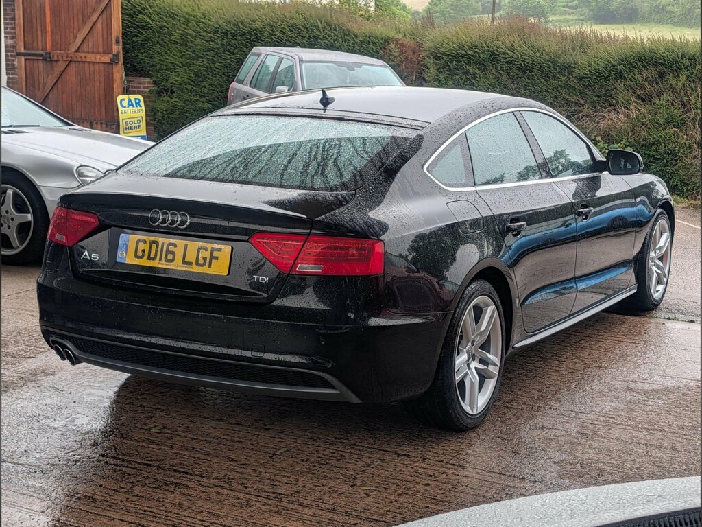 Audi A5 2.0 Tdi S Line Sportback Multitronic Euro 6 Ss Black #6