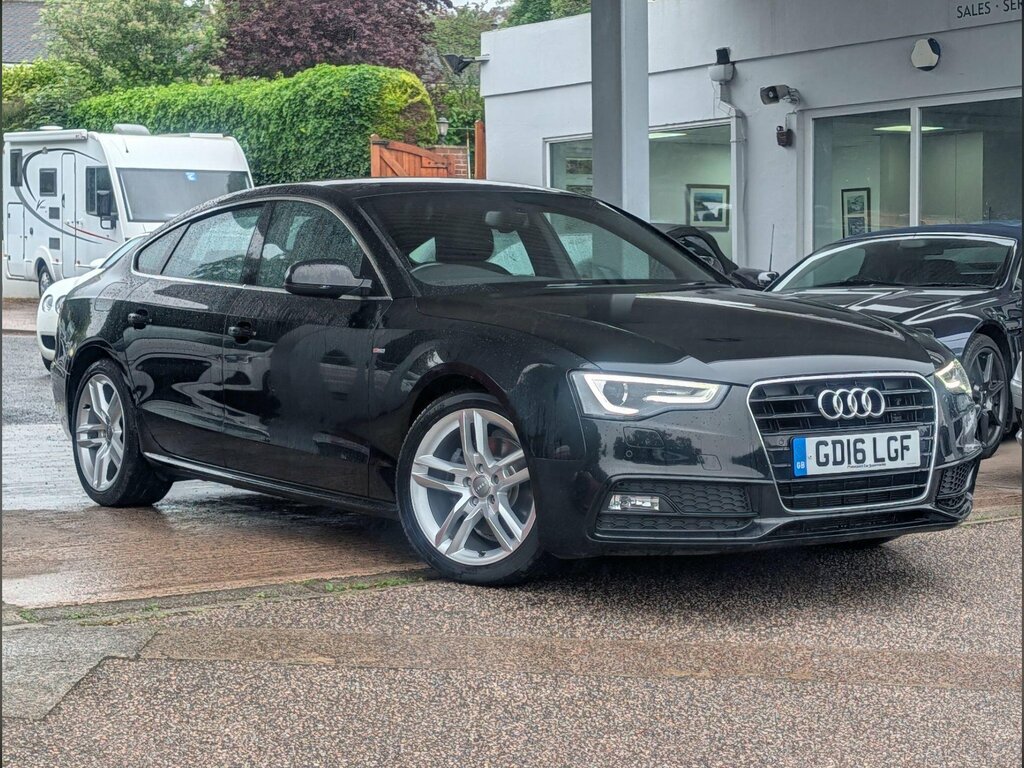 Audi A5 2.0 Tdi S Line Sportback Multitronic Euro 6 Ss Black