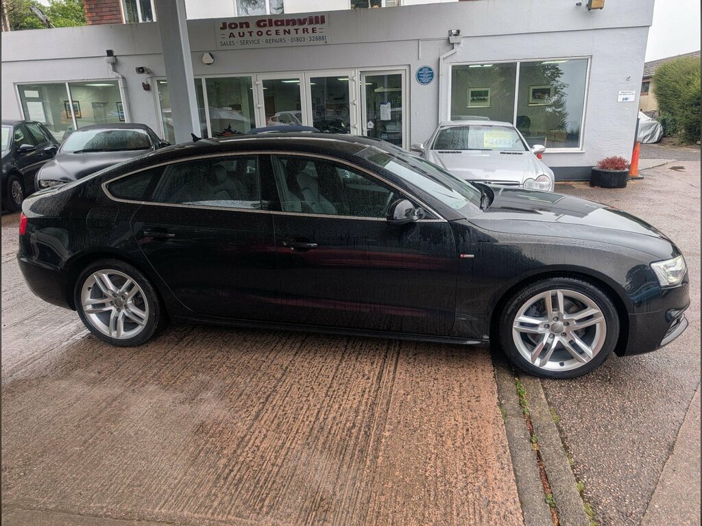 Audi A5 2.0 Tdi S Line Sportback Multitronic Euro 6 Ss Black #5