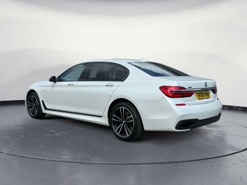 BMW 7 Series 3.0 740Ld Xdrive White #3