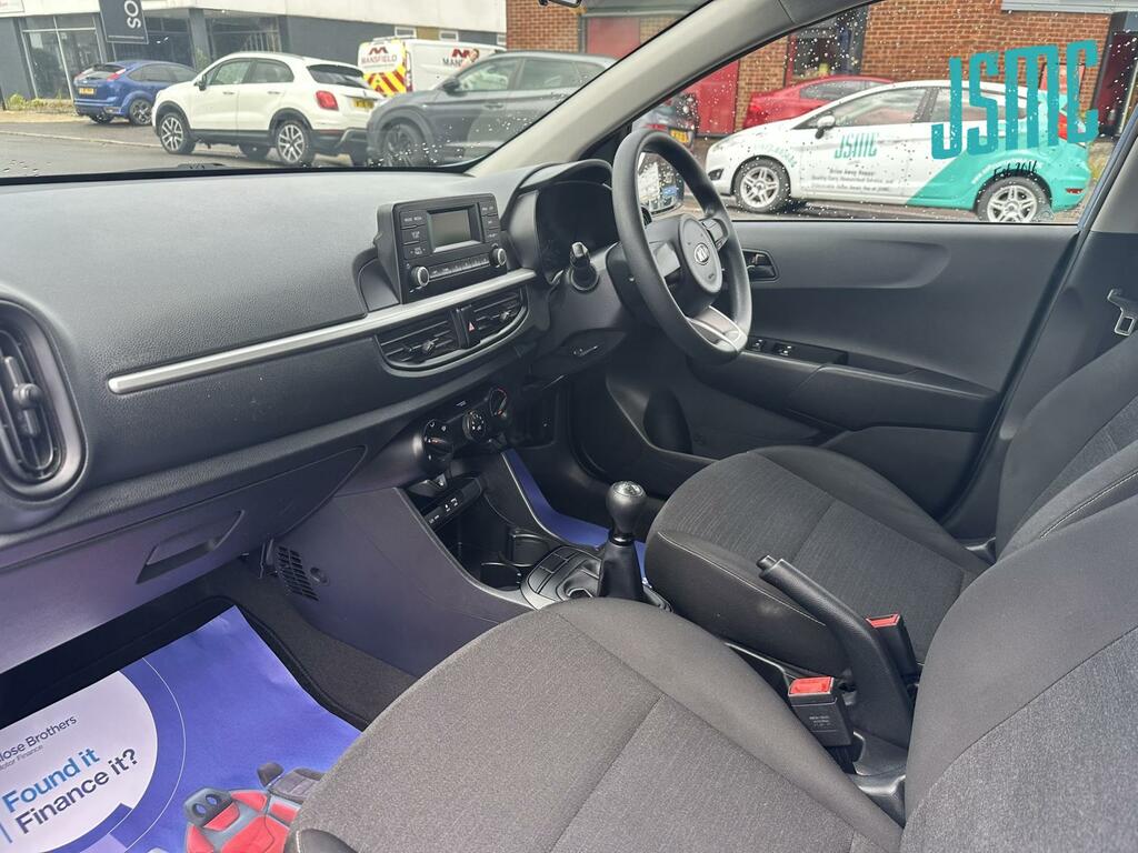 Kia Picanto 1.0 1 Hatchback Euro 6 66 Bhp MW67ESY Blue #2