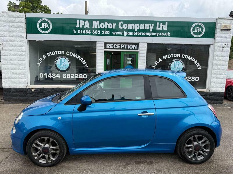 Fiat 500 1.2-s-hatchback-3dr-petrol-manual-euro-6-ss-69 SA64OKW Blue #2