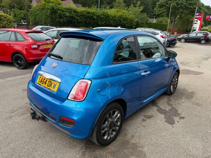 Fiat 500 1.2-s-hatchback-3dr-petrol-manual-euro-6-ss-69 SA64OKW Blue #5