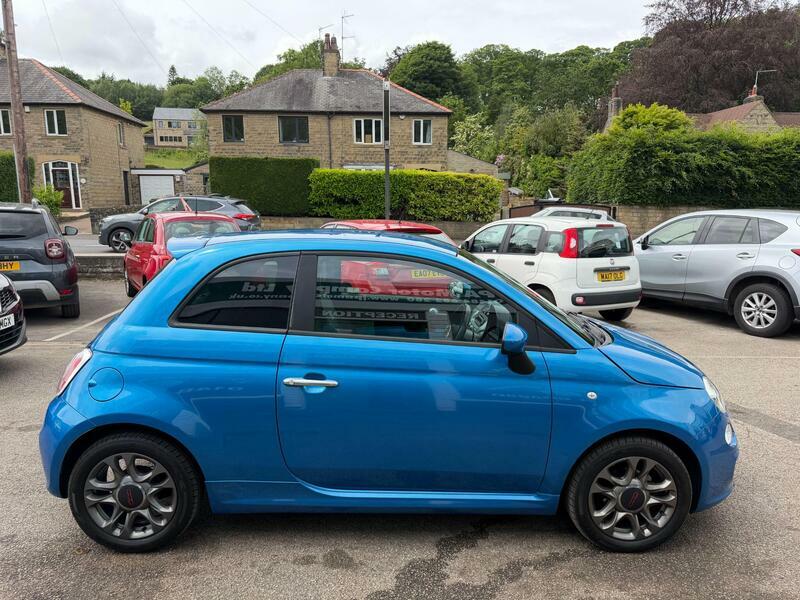 Fiat 500 1.2-s-hatchback-3dr-petrol-manual-euro-6-ss-69 SA64OKW Blue #6