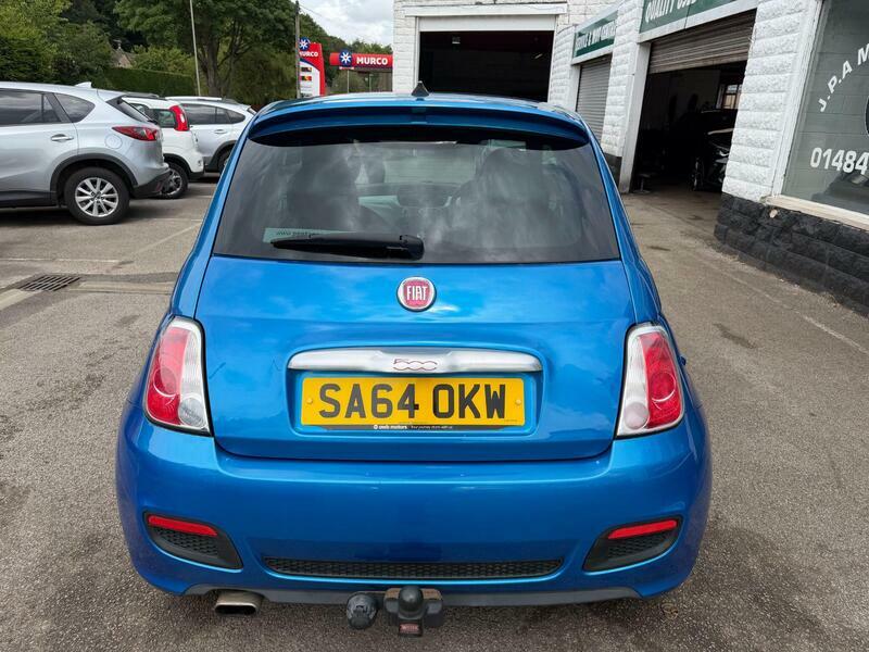Fiat 500 1.2-s-hatchback-3dr-petrol-manual-euro-6-ss-69 SA64OKW Blue #4