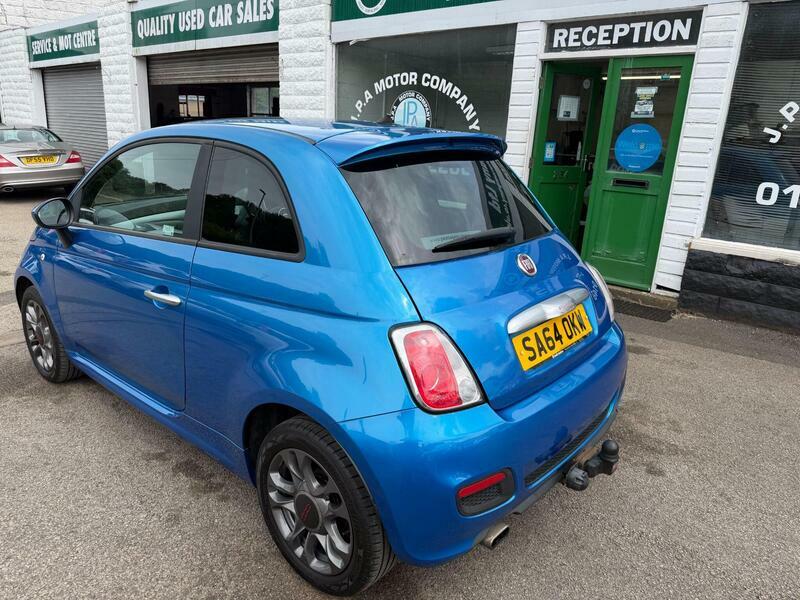 Fiat 500 1.2-s-hatchback-3dr-petrol-manual-euro-6-ss-69 SA64OKW Blue #3