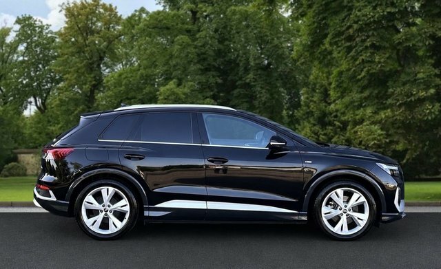 Audi Q4 E Tron 2023 35 S Line Suv 55Kwh 170 Ps RV23ZDY Black #4
