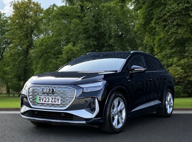 Audi Q4 E Tron 2023 35 S Line Suv 55Kwh 170 Ps RV23ZDY Black #2
