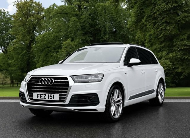 Audi Q7 2015 3.0 Tdi V6 S Line Suv Tiptronic Qu FEZ151 White #2