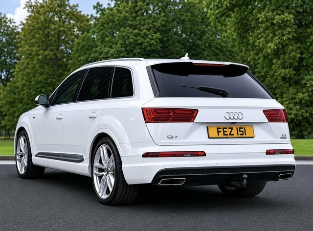 Audi Q7 2015 3.0 Tdi V6 S Line Suv Tiptronic Qu FEZ151 White #6